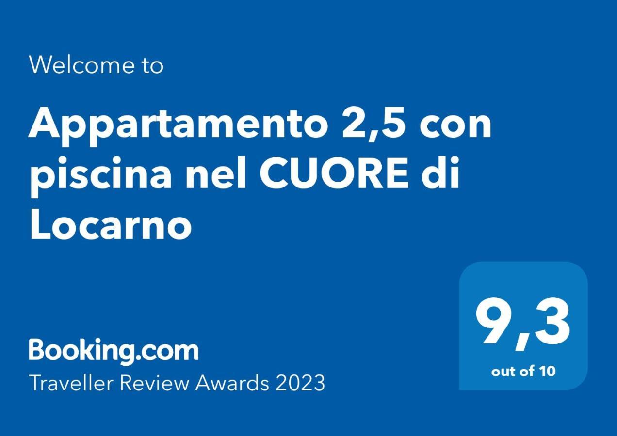 2,5 Con Piscina Nel Cuore Di 463 Apartamento Locarno